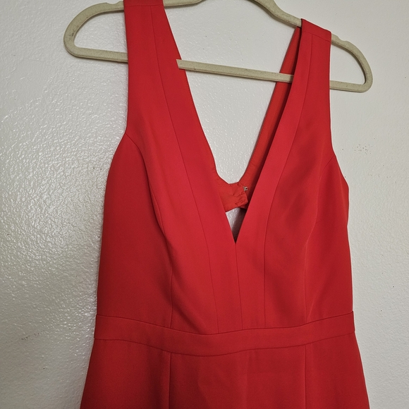BCBGMaxAzria Vibrant Coral Maxi Dress - Picture 5 of 8